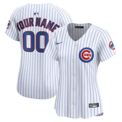 Chicago Cubs Nike Women's Home Limited Custom Jersey - White - Nike Sale