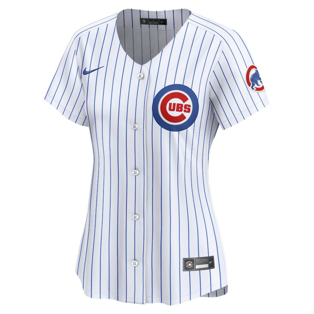 Chicago Cubs Nike Women's Home Limited Custom Jersey - White - Nike Sale