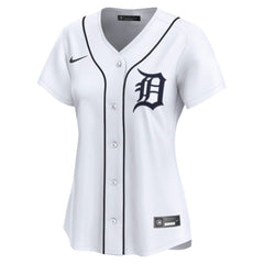 Detroit Tigers Nike Women's Home Limited Custom Jersey - White - Nike Sale