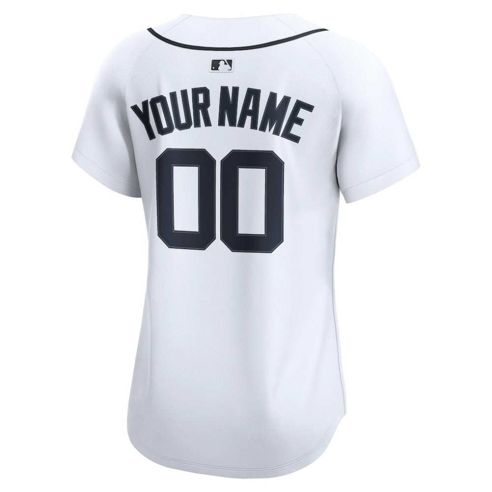 Detroit Tigers Nike Women's Home Limited Custom Jersey - White - Nike Sale
