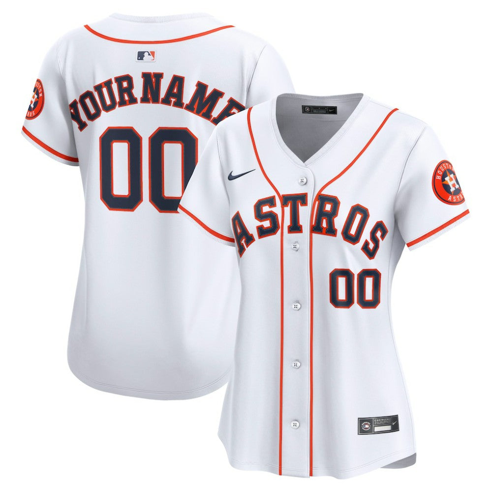 Houston Astros Nike Women's Home Limited Custom Jersey - White - Nike Discount
