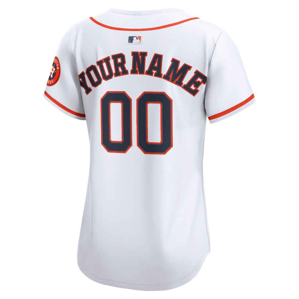 Houston Astros Nike Women's Home Limited Custom Jersey - White - Nike Discount