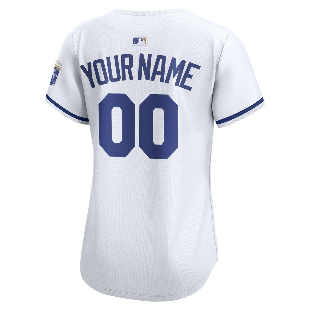 Kansas City Royals Nike Women's Home Limited Custom Jersey - White - Nike Sale