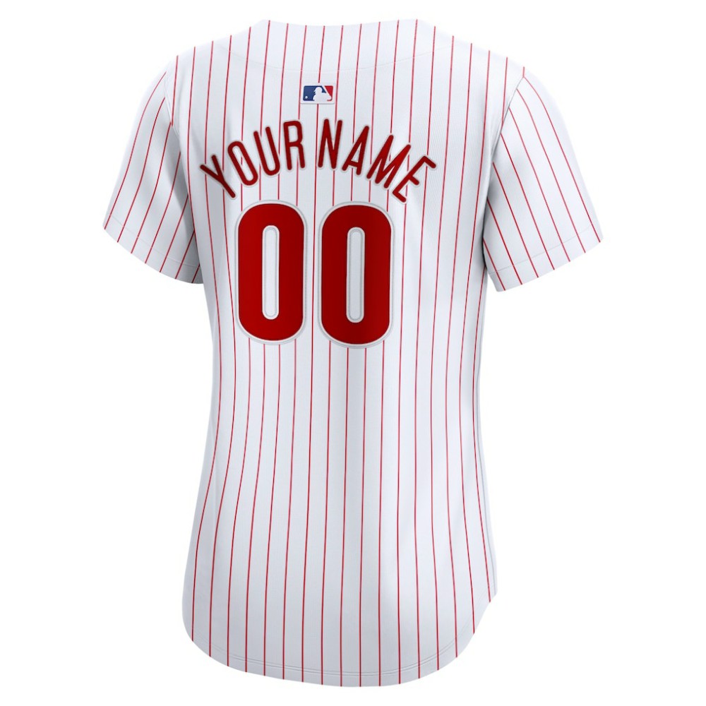 Philadelphia Phillies Nike Women's Home Limited Custom Jersey - White - Nike on Sale