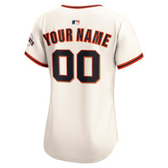 San Francisco Giants Nike Women's Home Limited Custom Jersey - Cream - Nike Sale