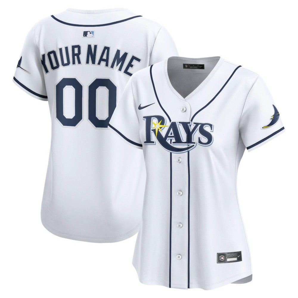 Tampa Bay Rays Nike Women's Home Limited Custom Jersey - White - Nike Online