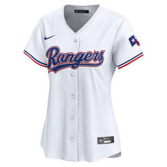 Texas Rangers Nike Women's Home Limited Custom Jersey - White - Nike Sale