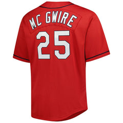 Mark McGwire St. Louis Cardinals Mitchell & Ness Big & Tall Cooperstown Mesh Batting Practice Jersey - Red - Mitchell & Ness Sale