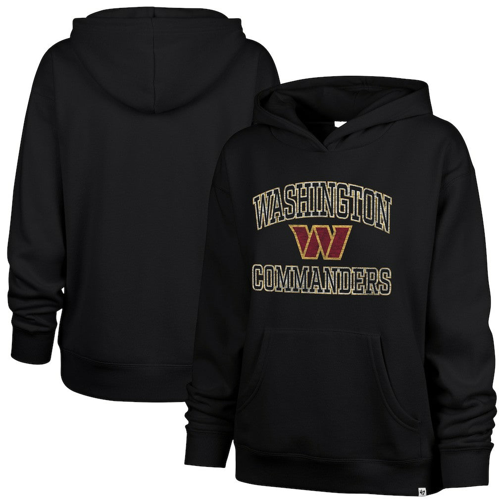 47 brand Washington Commanders '47 Women's Clarity Naomi Hoodie Black