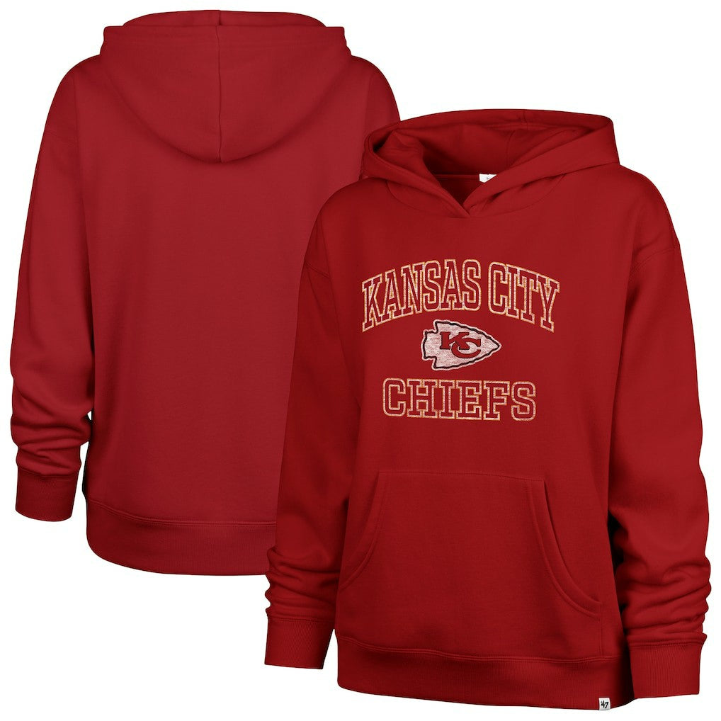 47 brand Kansas City Chiefs '47 Women's Clarity Naomi Hoodie Red