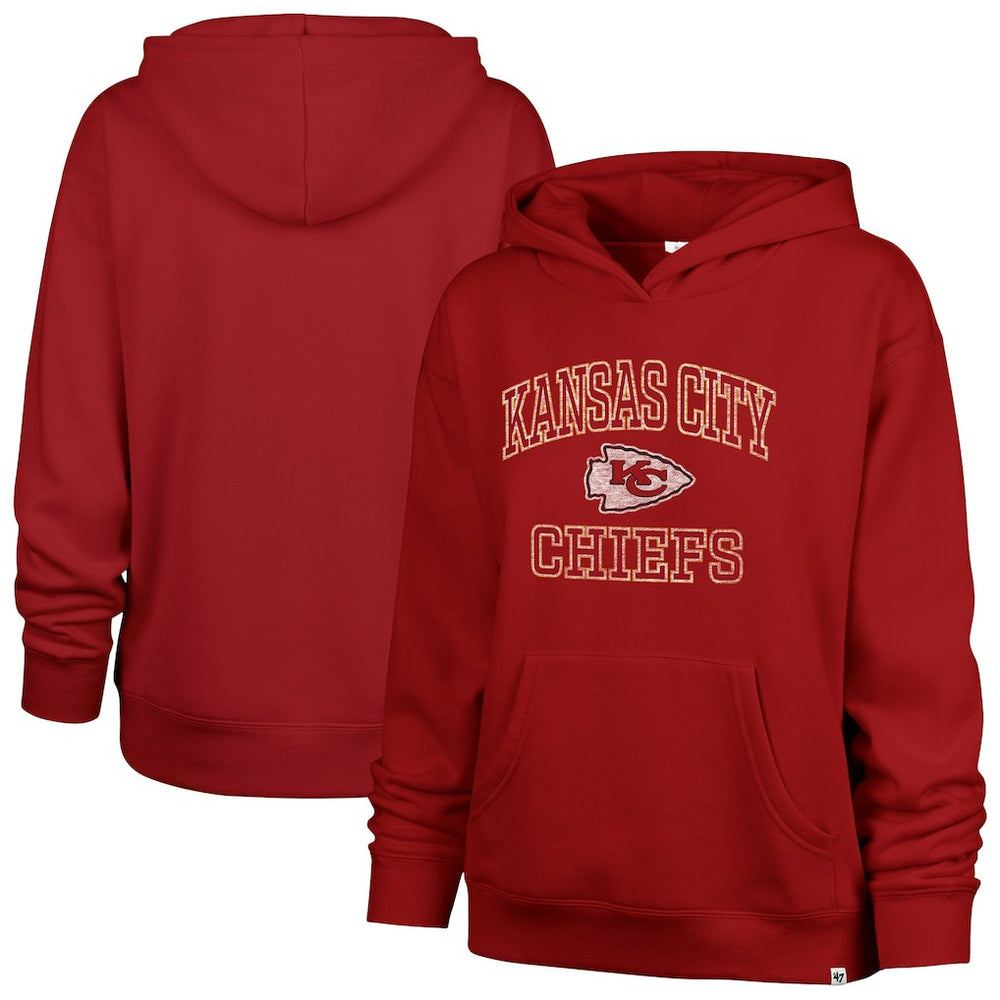 47 brand Kansas City Chiefs '47 Women's Clarity Naomi Hoodie Red