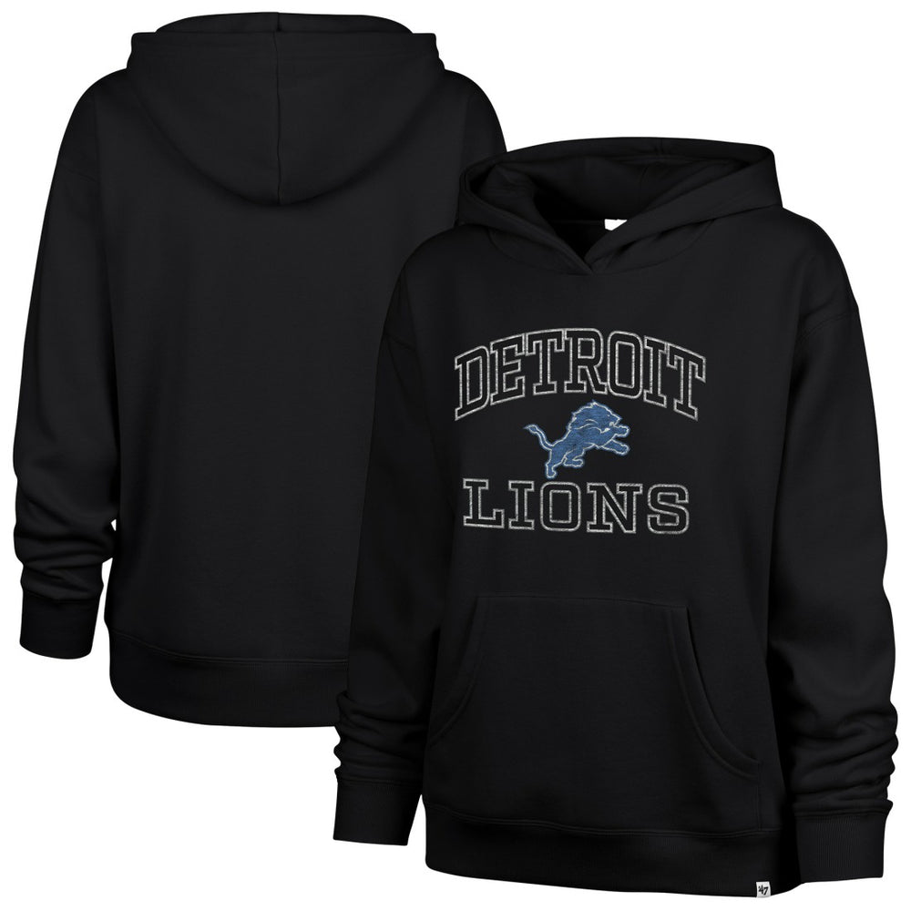 47 brand Detroit Lions '47 Women's Clarity Naomi Hoodie Black