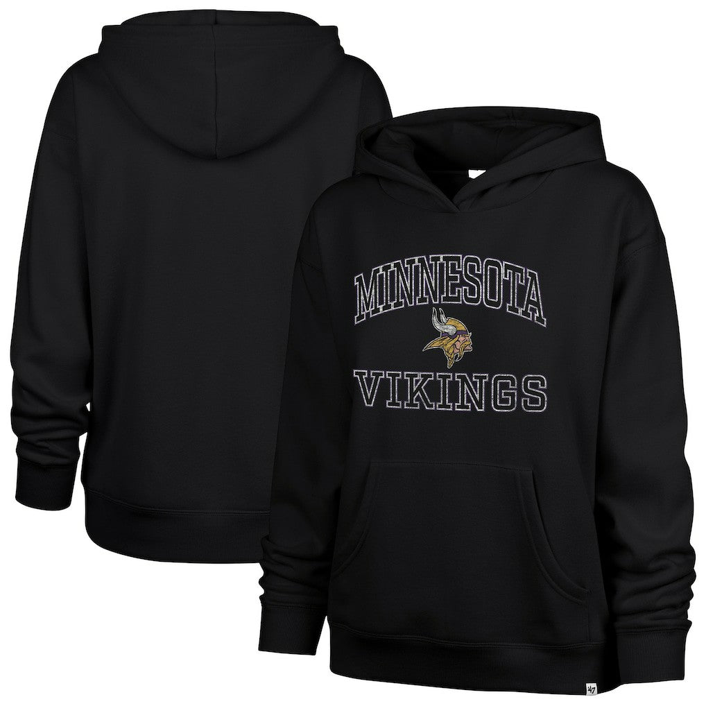 47 brand Minnesota Vikings '47 Women's Clarity Naomi Hoodie Black