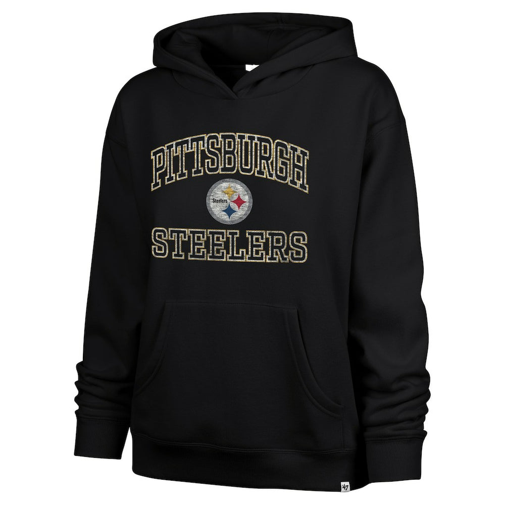 47 brand Pittsburgh Steelers '47 Women's Clarity Naomi Hoodie Black
