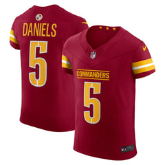 Nike Jayden Daniels Washington Commanders Team Vapor F.U.S.E. Elite Jersey Burgundy