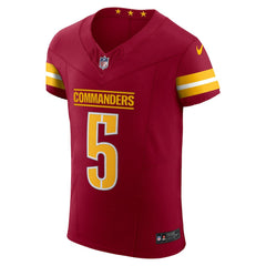 Nike Jayden Daniels Washington Commanders Team Vapor F.U.S.E. Elite Jersey Burgundy