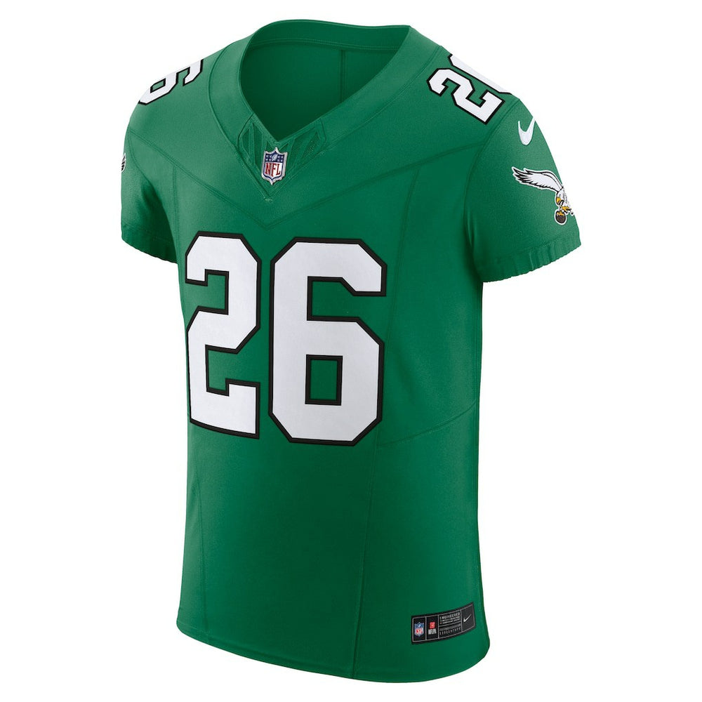 Nike Saquon Barkley Philadelphia Eagles Alternate Vapor F.U.S.E. Elite Jersey Kelly Green