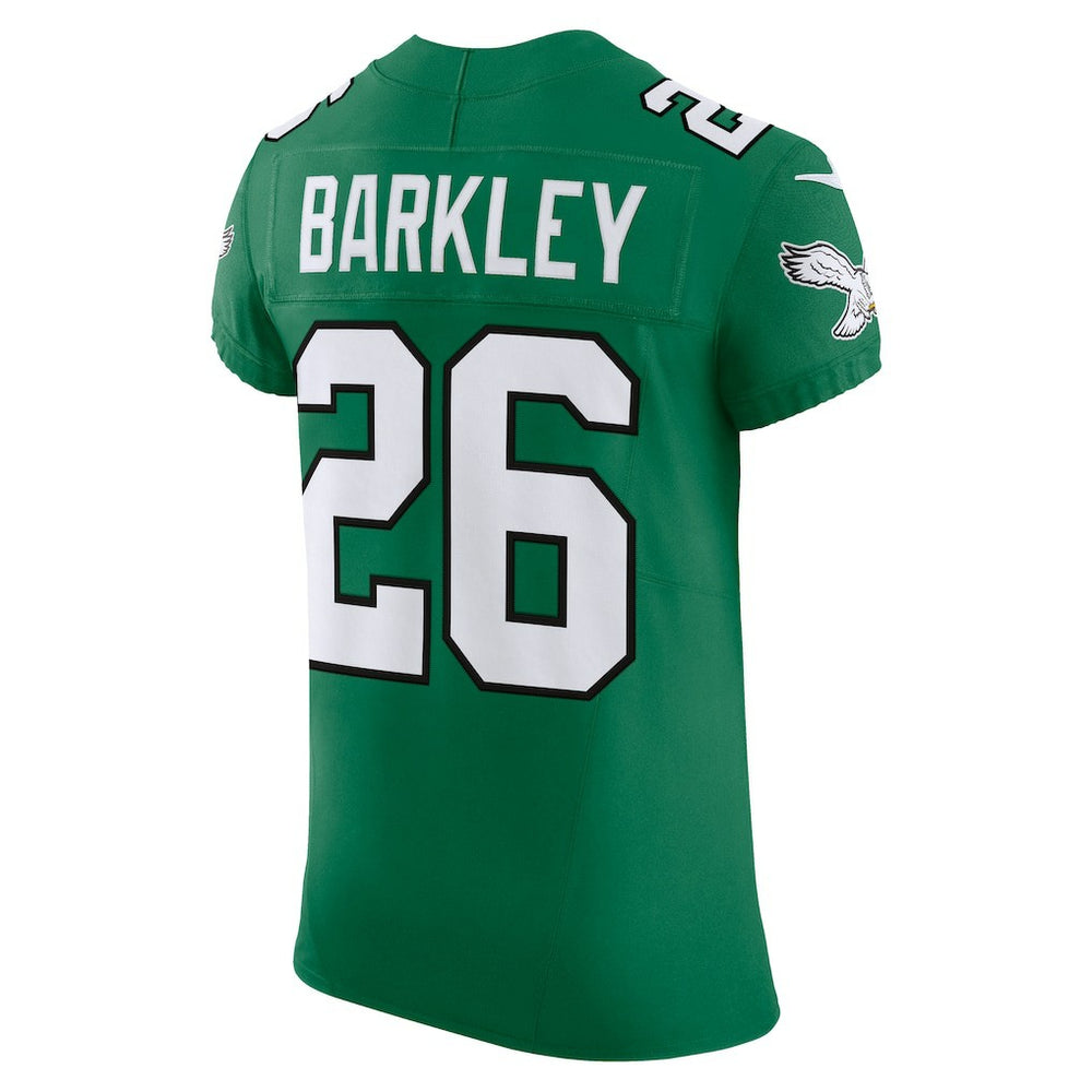 Nike Saquon Barkley Philadelphia Eagles Alternate Vapor F.U.S.E. Elite Jersey Kelly Green