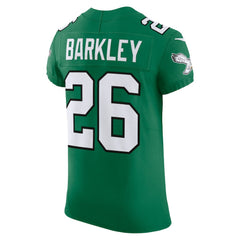 Nike Saquon Barkley Philadelphia Eagles Alternate Vapor F.U.S.E. Elite Jersey Kelly Green