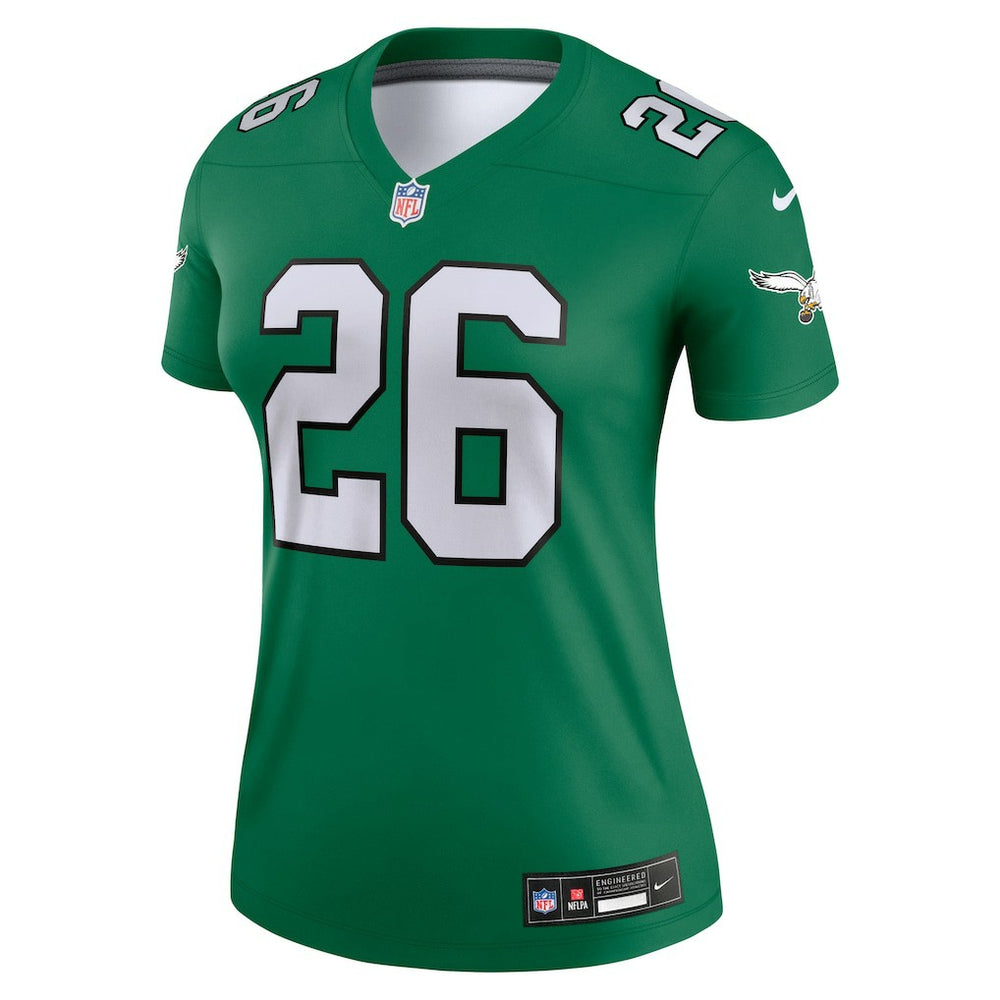 Nike Saquon Barkley Philadelphia Eagles Women's Legend Player Performance Top Kelly Green