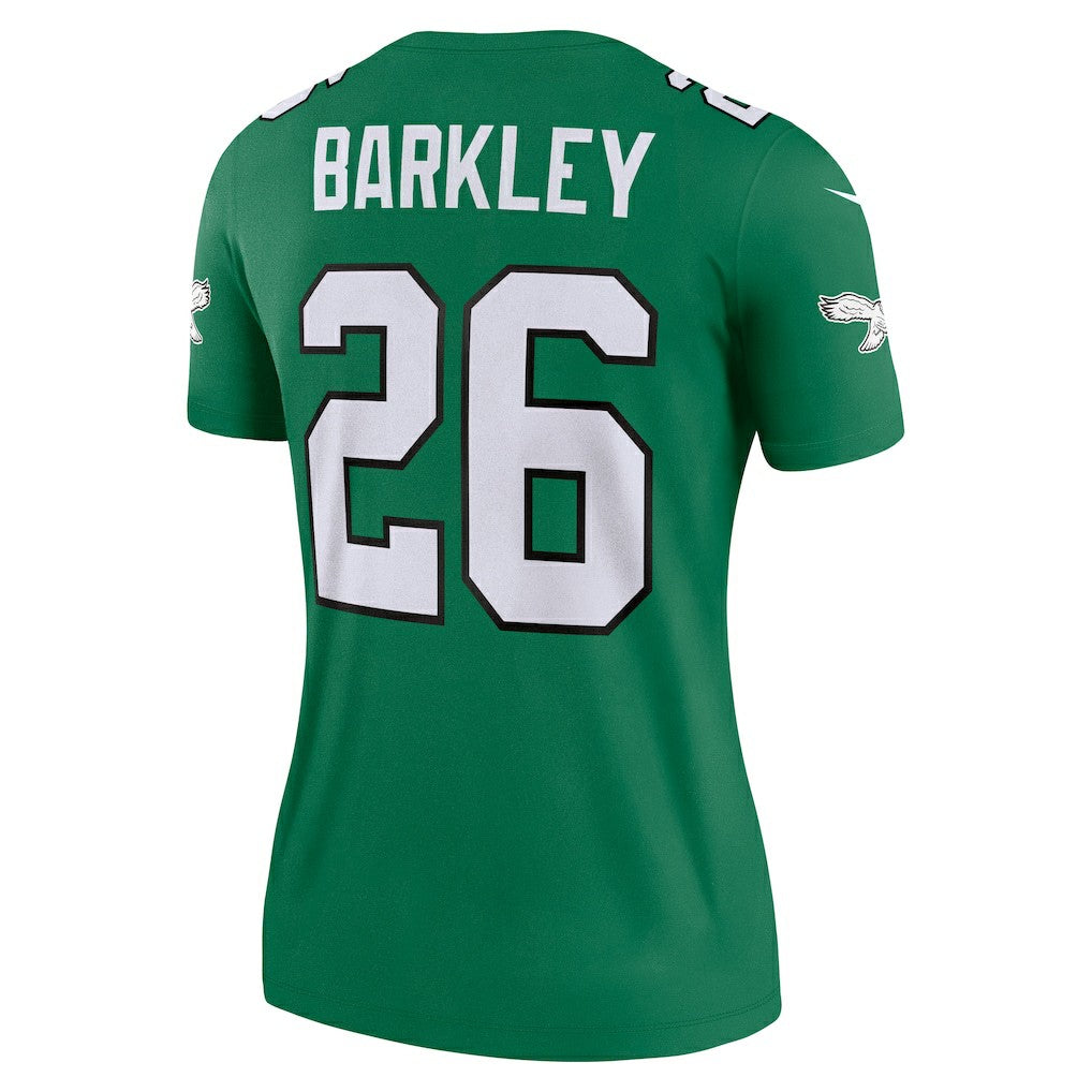 Nike Saquon Barkley Philadelphia Eagles Women's Legend Player Performance Top Kelly Green