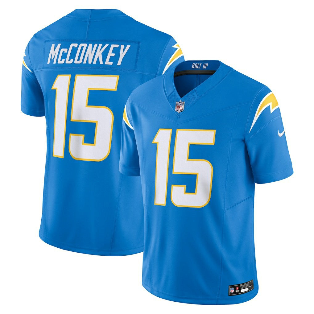 Nike Ladd McConkey Los Angeles Chargers Team Vapor F.U.S.E. Limited Jersey Powder Blue