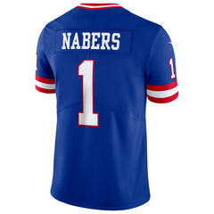 Nike Malik Nabers New York Giants Alternate 2 Legacy Vapor Untouchable Limited Jersey Royal