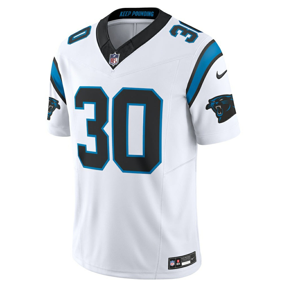 Nike Chuba Hubbard Carolina Panthers Vapor F.U.S.E. Limited Jersey White