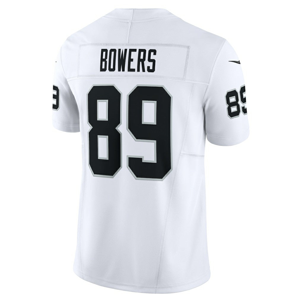 Nike Brock Bowers Las Vegas Raiders Vapor F.U.S.E. Limited Jersey White