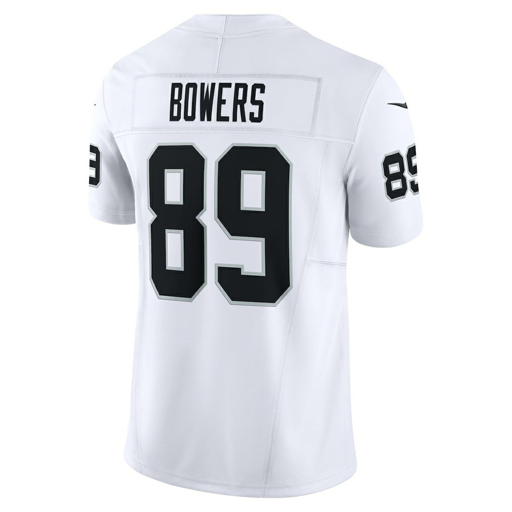 Nike Brock Bowers Las Vegas Raiders Vapor F.U.S.E. Limited Jersey White