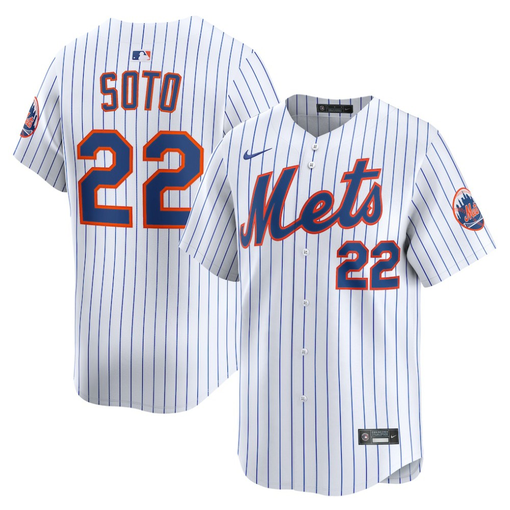 Juan Soto New York Mets Nike Home Limited Player Jersey - White - Nike on Sale