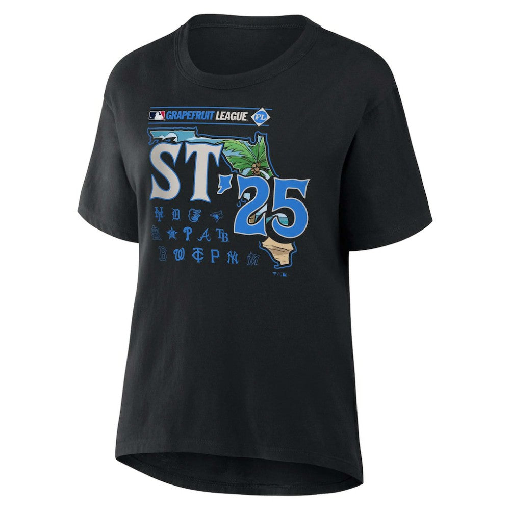 MLB Fanatics Women's 2025 Spring Training Grapefruit League T-Shirt - Black - Fanatics Discount