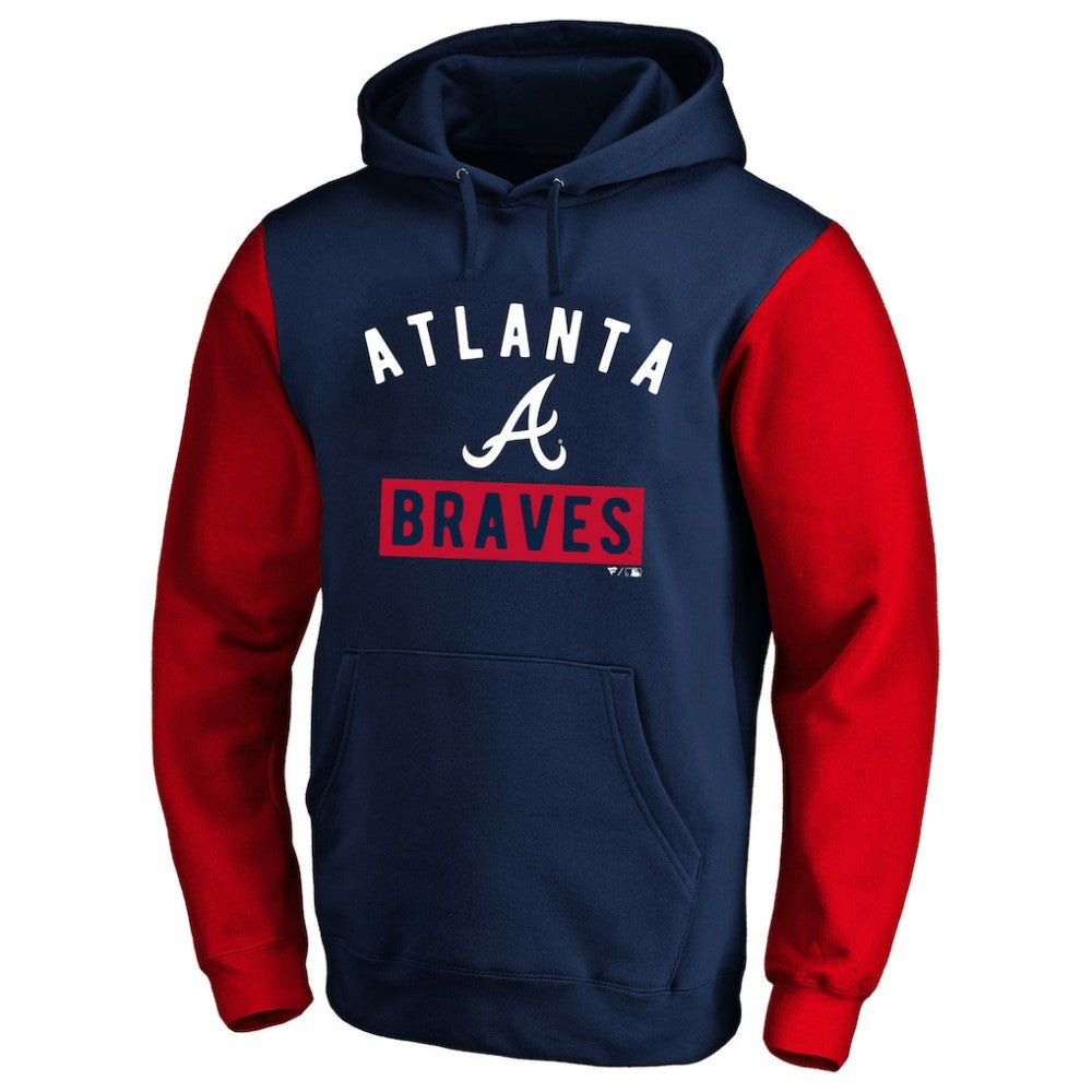 Ronald Acuna Jr. Atlanta Braves Profile Big & Tall Name & Number Fleece Pullover Hoodie - Navy - MLB Lifestyle