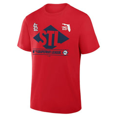 St. Louis Cardinals Fanatics 2025 Spring Training Grapefruit League True Icon T-Shirt - Red - Fanatics on Sale