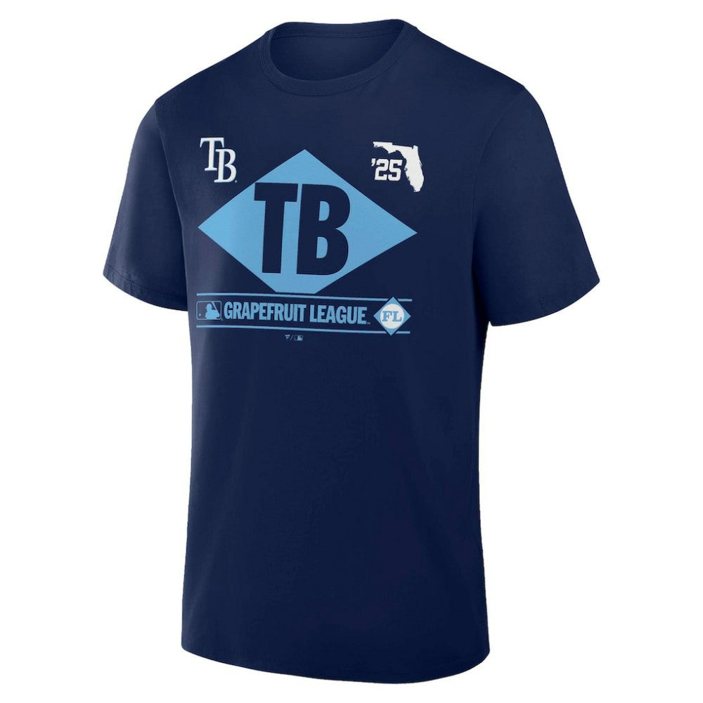 Tampa Bay Rays Fanatics 2025 Spring Training Grapefruit League True Icon T-Shirt - Navy - Fanatics Lifestyle