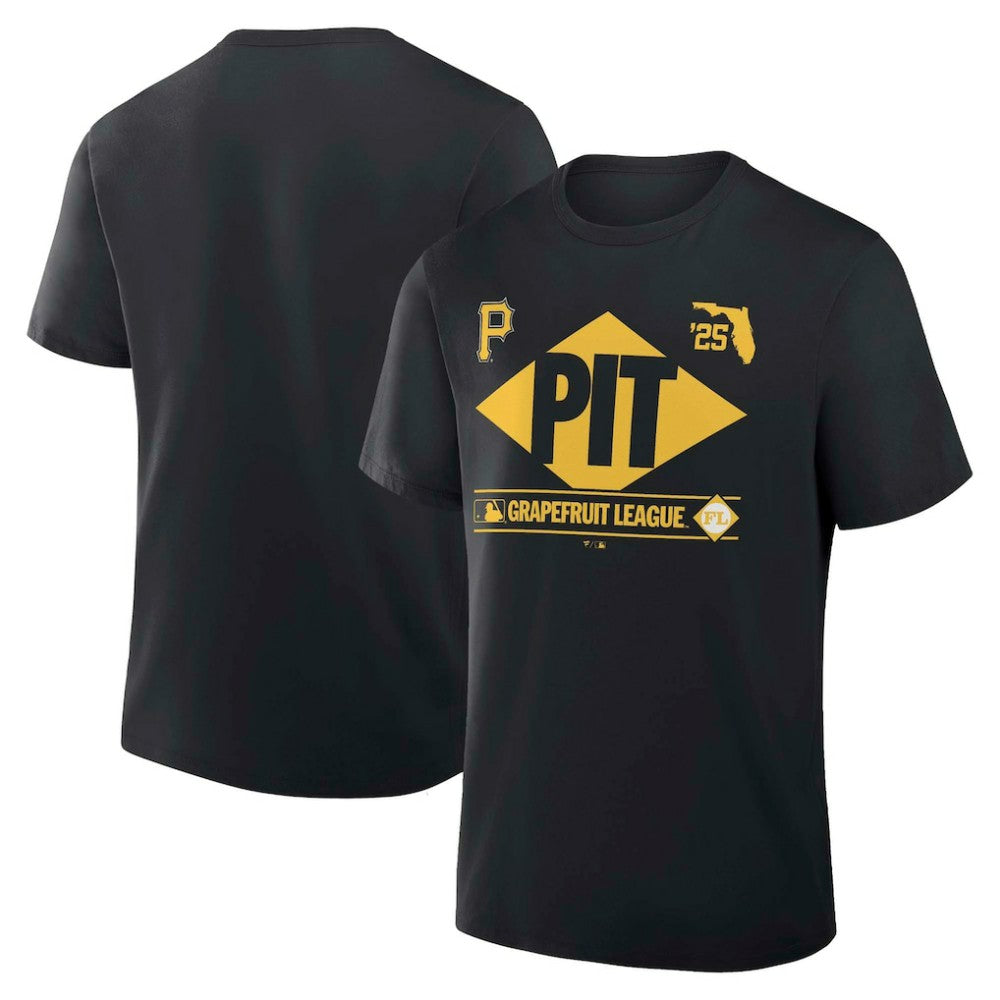 Pittsburgh Pirates Fanatics 2025 Spring Training Grapefruit League True Icon T-Shirt - Black - Fanatics Sale