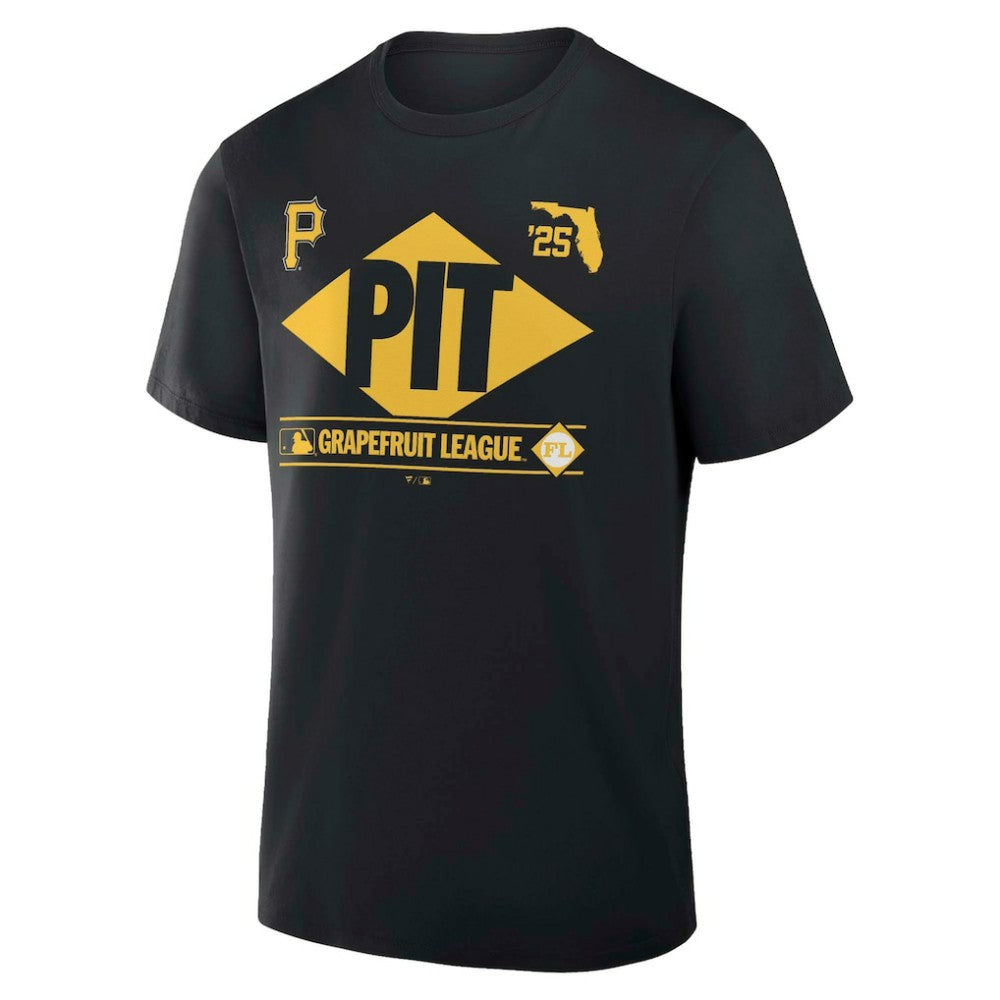 Pittsburgh Pirates Fanatics 2025 Spring Training Grapefruit League True Icon T-Shirt - Black - Fanatics Sale