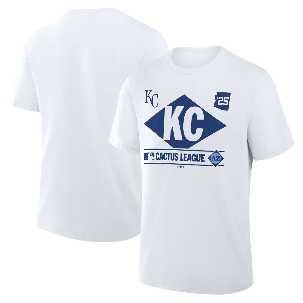 Kansas City Royals Fanatics 2025 Spring Training Cactus League True Icon T-Shirt  - White - Fanatics on Sale