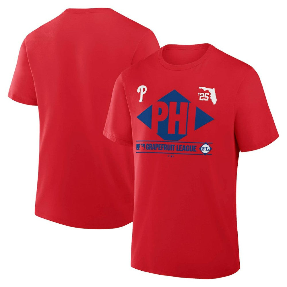Philadelphia Phillies Fanatics 2025 Spring Training Grapefruit League True Icon T-Shirt - Red - Fanatics on Sale