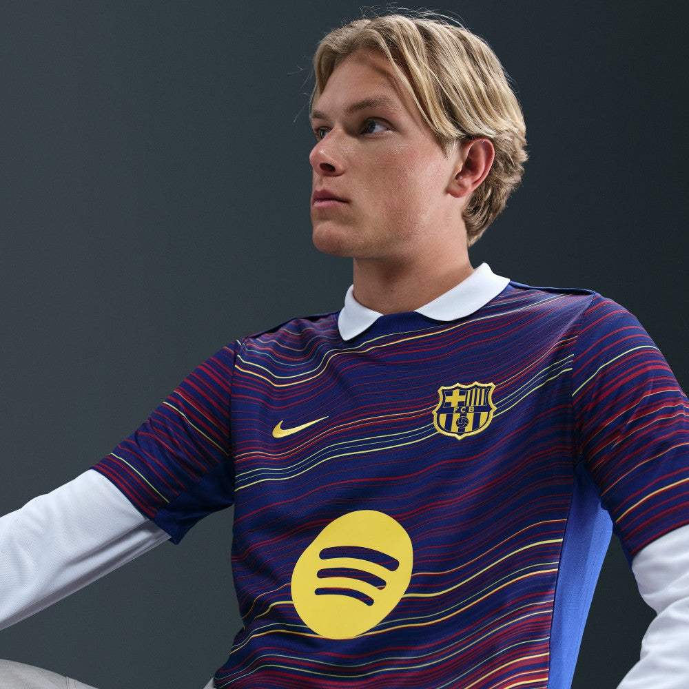 Barcelona Home 2025/26 Academy Pro Pre-Match Top Navy - Nike outlet