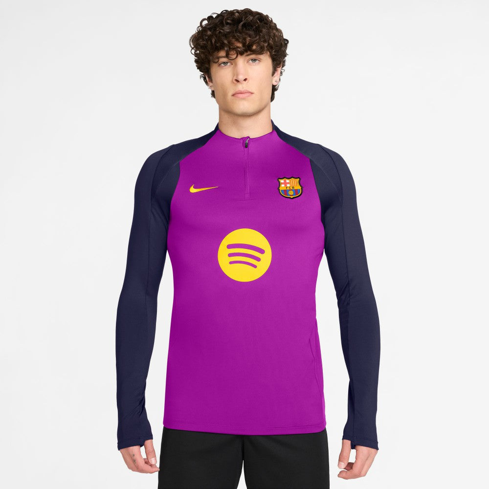 Barcelona 2025/26 Strike Drill Quarter-Zip Long Sleeve Dri-FIT Top Purple - Nike