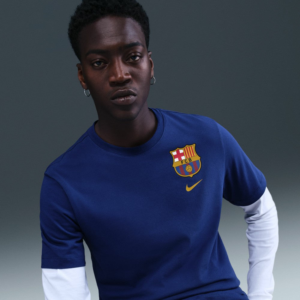 Barcelona Crest T-Shirt Royal - Nike for sale