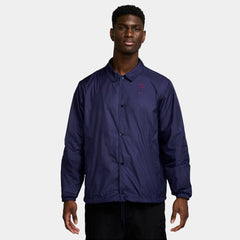 Barcelona Club Coaches Full-Snap Jacket Navy - Nike for sale