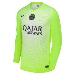 Paris Saint-Germain 2025/26 Third Goalkeeper Replica Long Sleeve Jersey Neon Green - Nike Discount