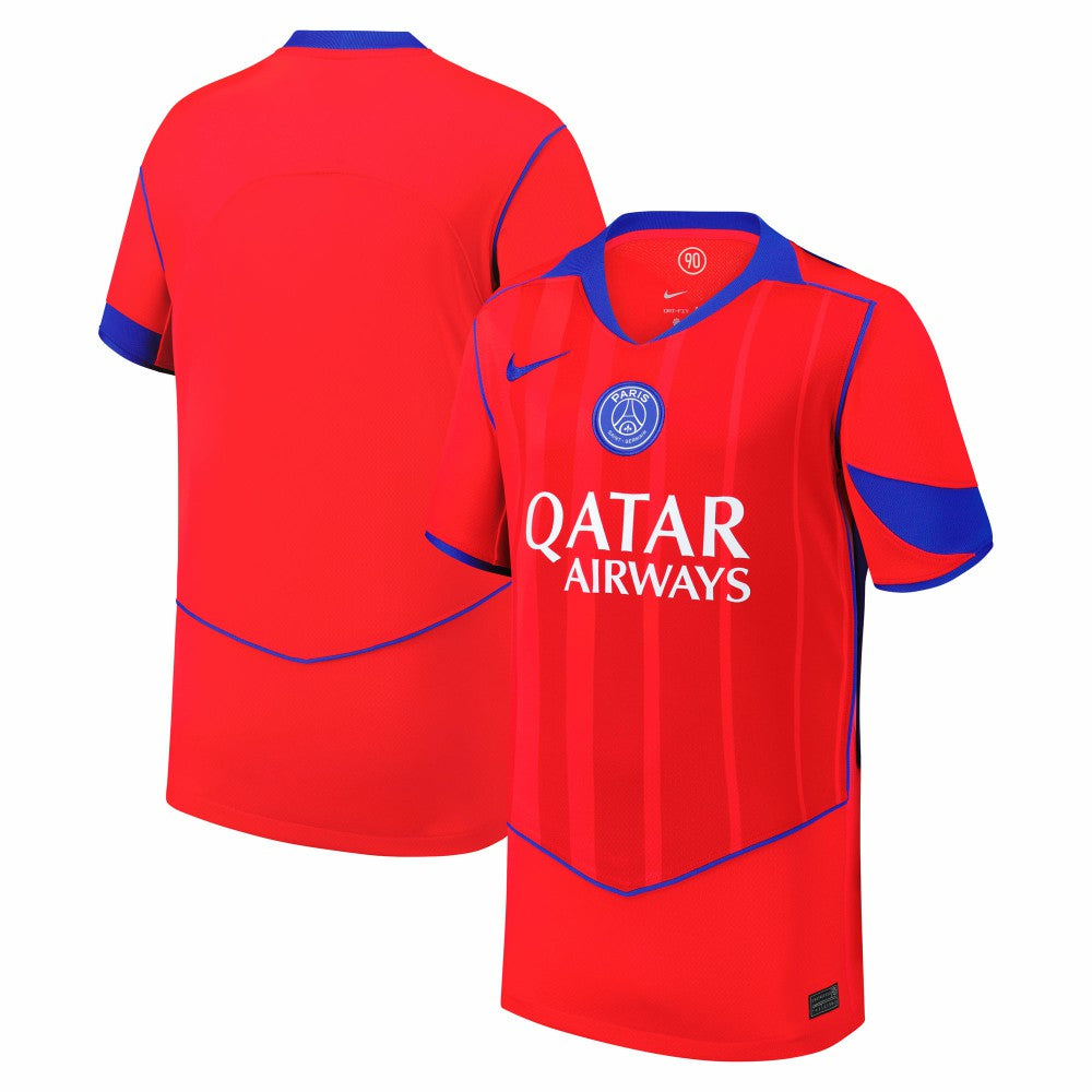 Paris Saint-Germain Youth 2025/26 Third Replica Jersey Red - Nike