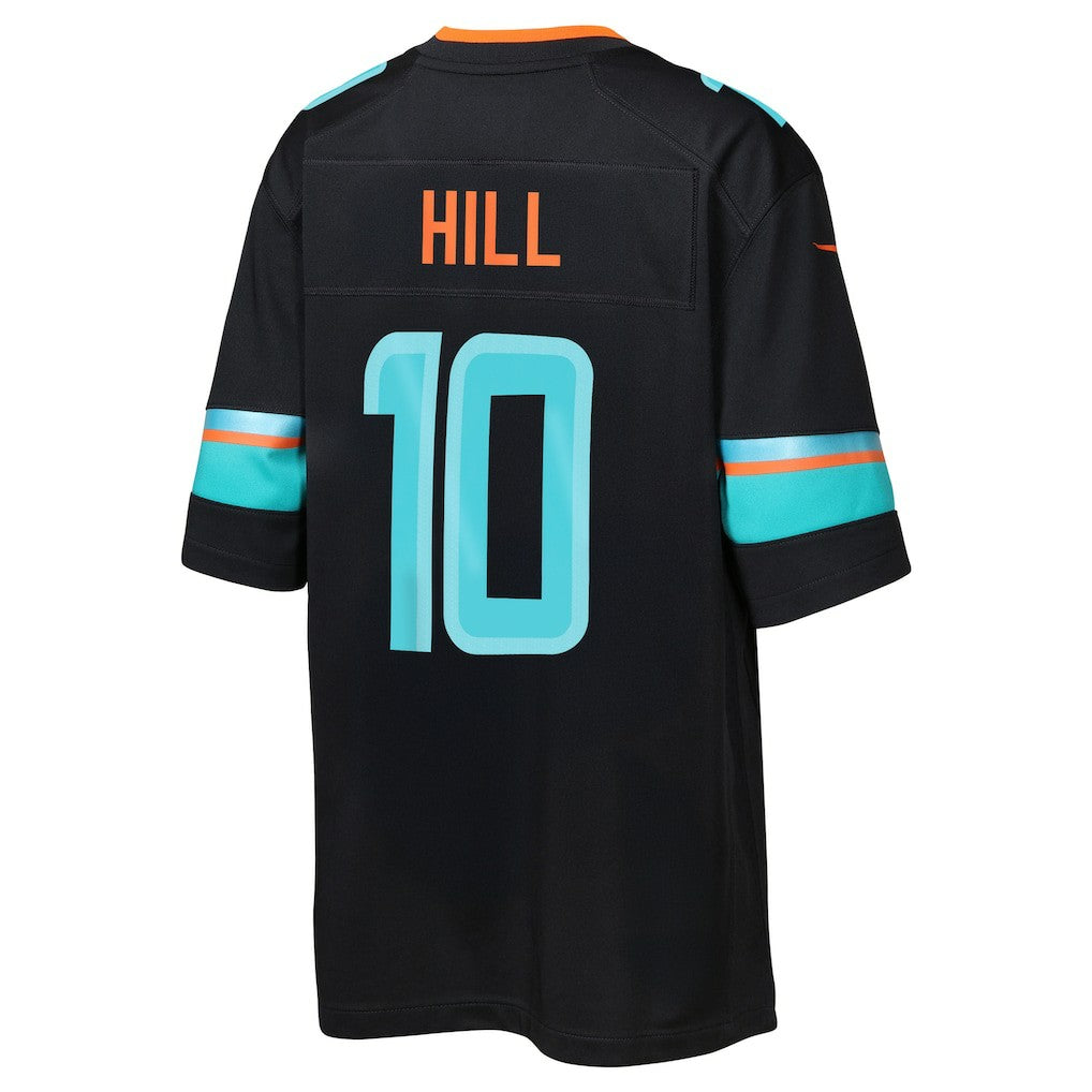 Nike Tyreek Hill Miami Dolphins Youth 2025 Rivalries Collection Game Jersey Pitch Blue