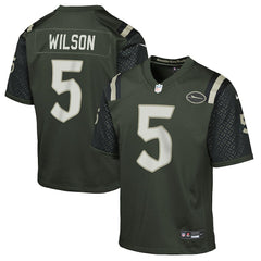 Nike Garrett Wilson New York Jets Youth 2025 Rivalries Collection Game Jersey Gotham Green