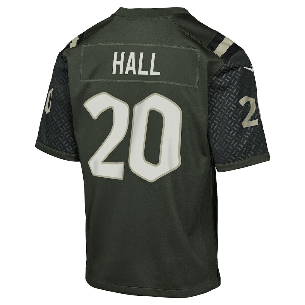 Nike Breece Hall New York Jets Youth 2025 Rivalries Collection Game Jersey Gotham Green