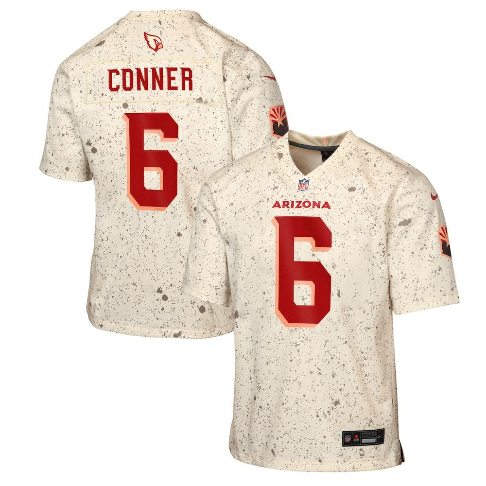 Nike James Conner Arizona Cardinals Youth 2025 Rivalries Collection Game Jersey Natural