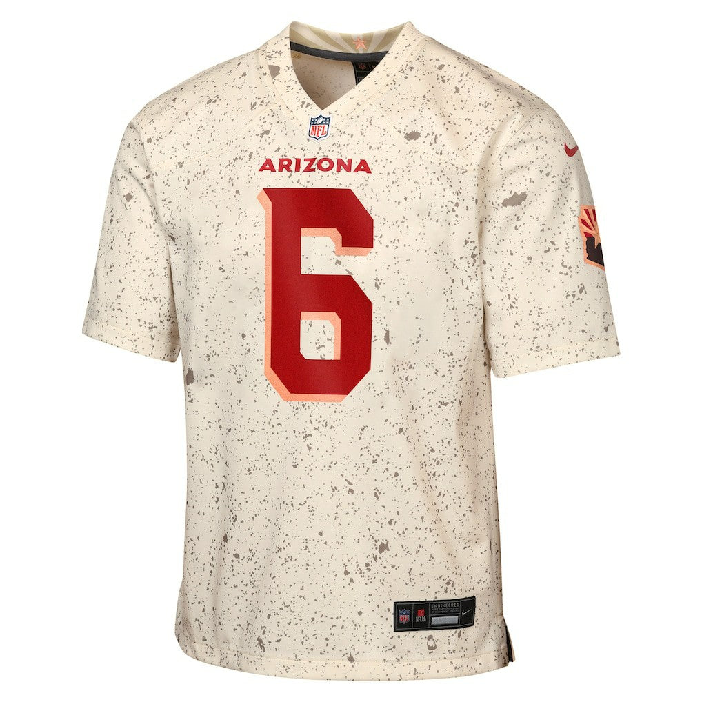 Nike James Conner Arizona Cardinals Youth 2025 Rivalries Collection Game Jersey Natural